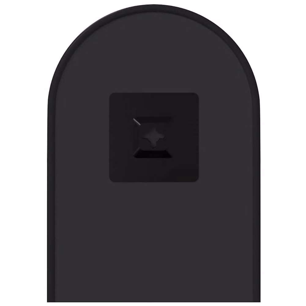 Berkfield Home Oval Wall Mirror in Black, W: 40 cm, H: 15 cm – 3