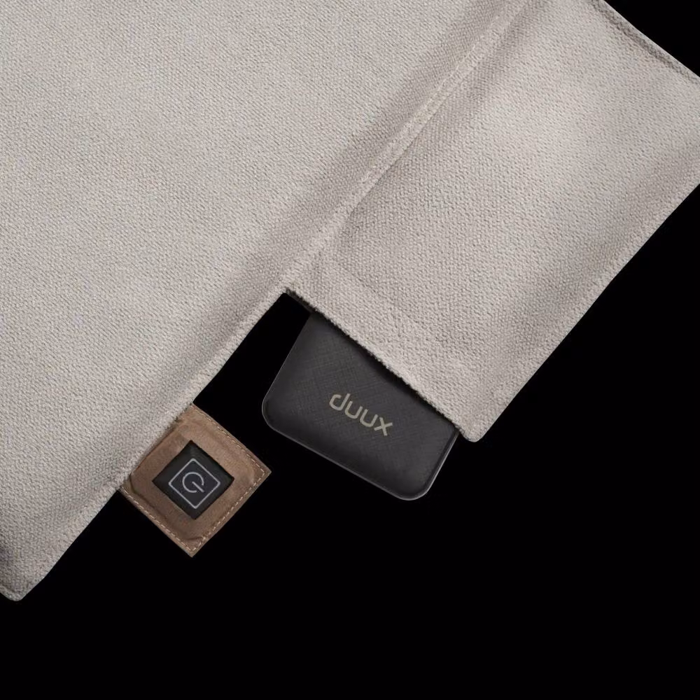 Duux Mellow Rechargeable Heated Fleece Seat Pad, Grey – 5