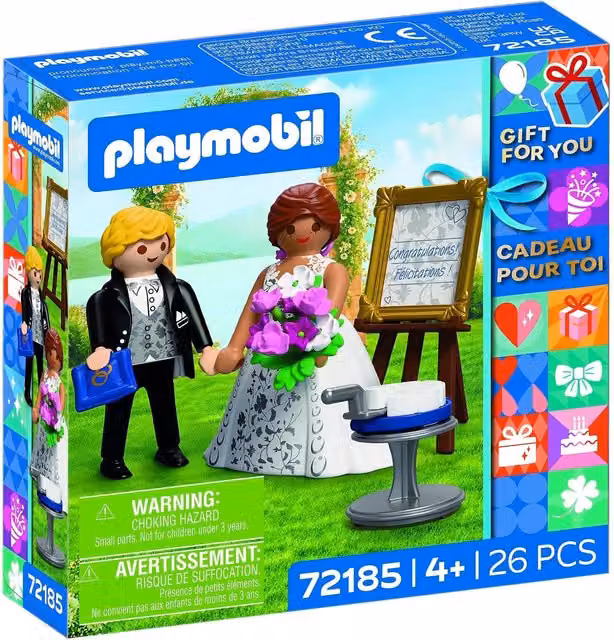 Playmobil Wedding Set in White and Gold