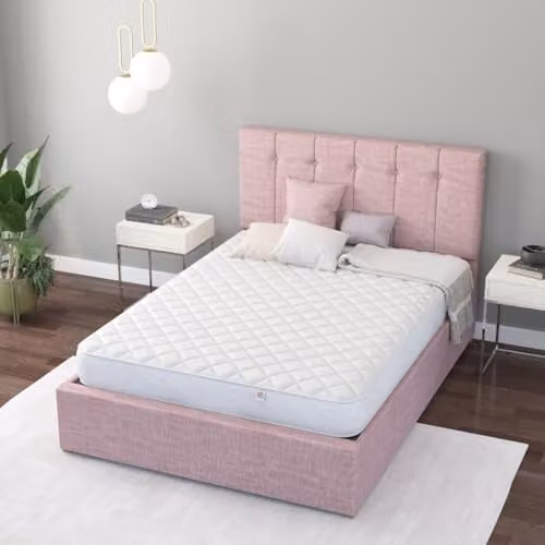 Aspire Beds UK Made Hybrid Coil and Memory Foam Mattress, White, W/D: 120 x 190 cm – 1