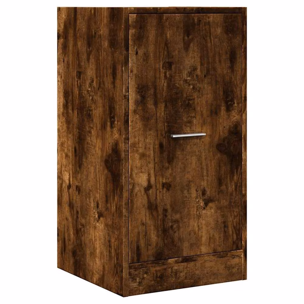 Berkfield Home Apothecary Cabinet in Smoked Oak Brown, W: 40 cm, D: 41 cm, H: 77.5 cm – 3