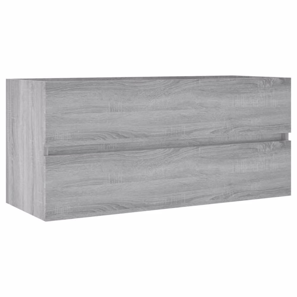 Berkfield Home Grey Sonoma Sink Cabinet W/D/H: 100 x 38.5 x 45 cm – 2