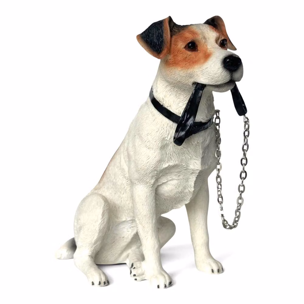 Leonardo Animal Crackers Jack Russell Terrier Figurine in White and Multicolour – 3