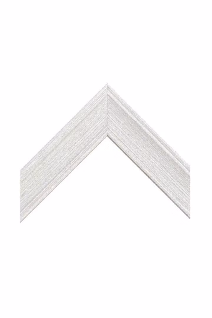 Frames & Mirrors 4U Scandi Black and Gold Rectangular Single Photo Frame in Off-White