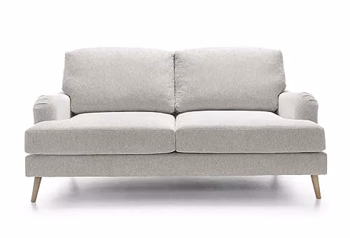 Abakus Direct Harper 3 Seater Sofa in Beige Chenille Fabric