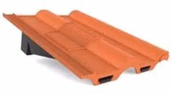 Manthorpe Building Products Tile Vent Double Roman in Terracotta