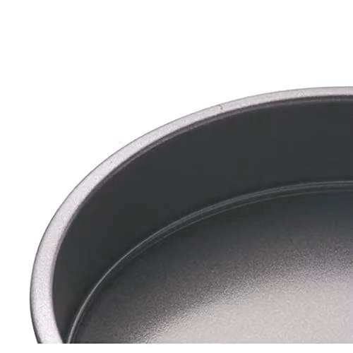 MasterClass Non-Stick Round Carbon Steel Loose Base Cake Tin, Grey, 18cm – 2