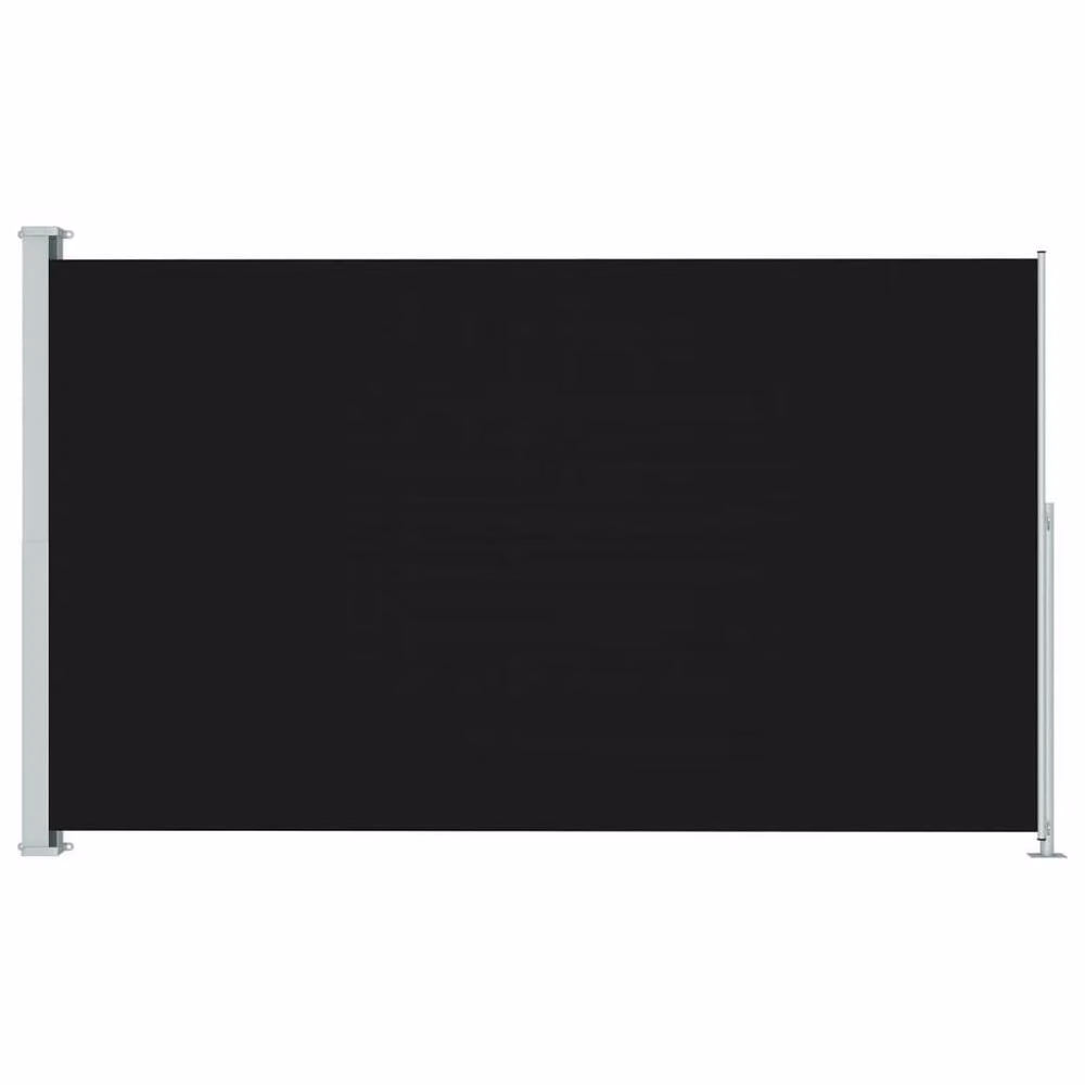 Berkfield Home Manual Pull Retractable Side Awning in Black with Polyester and Steel Construction, W/H: 200 x 300 cm – 2