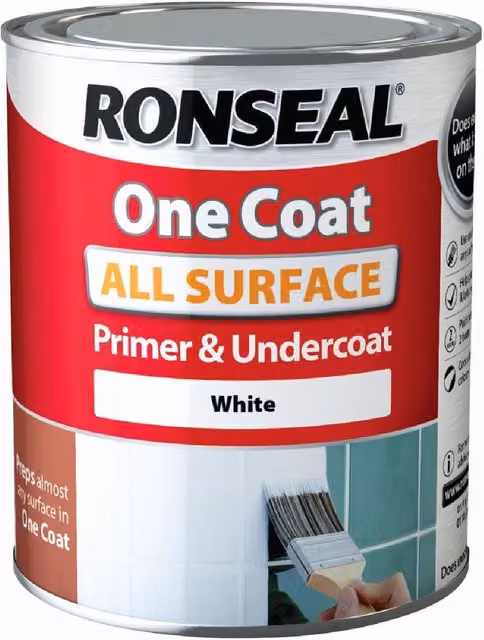 Ronseal One Coat All Surface Primer and Undercoat in White