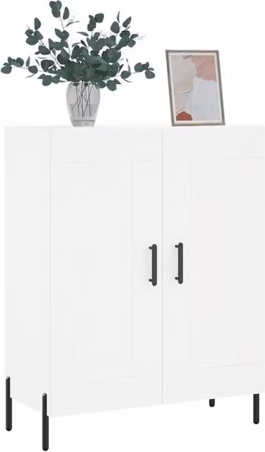 Berkfield Home Modern White Matt Sideboard, W/D/H: 69.5 x 34 x 90 cm – 1