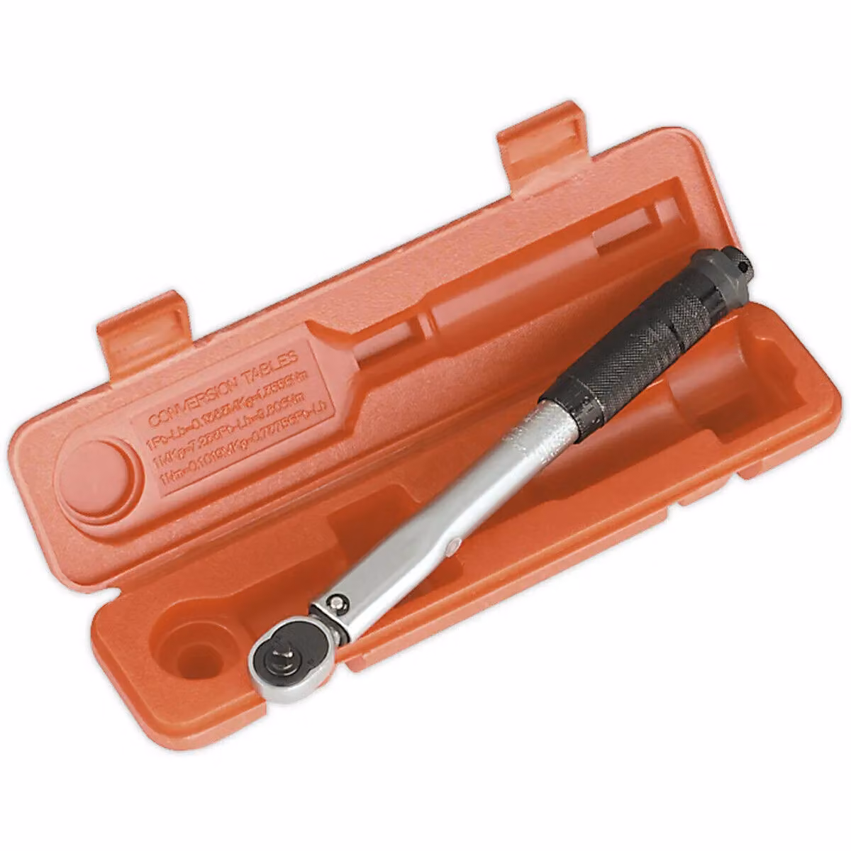 Loops Calibrated Micrometer Style Torque Wrench with 1/4 inch Square Drive and 5 to 25 Nm Range in Silver and Multicolour – 2