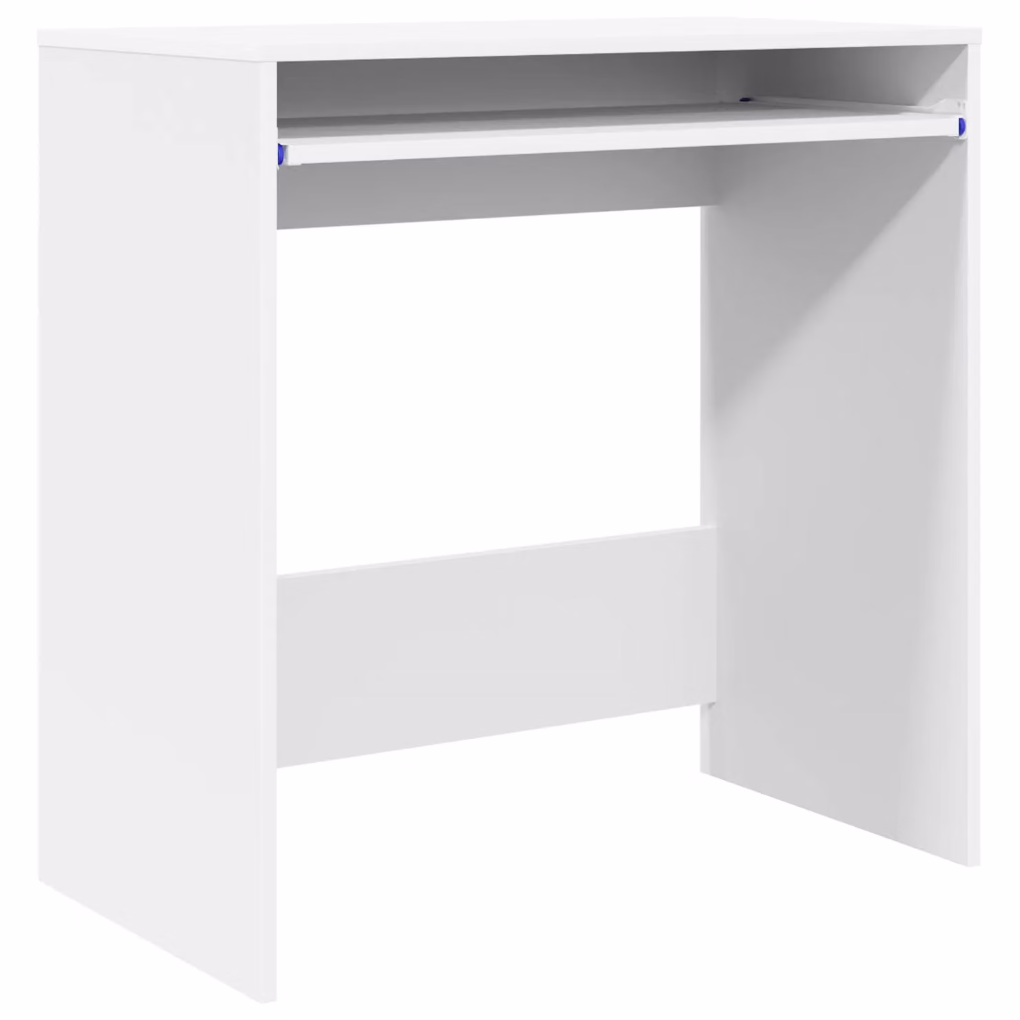 Berkfield Home Modern White Computer Desk with Compact Organisers and Extendable MDF Surface – 2