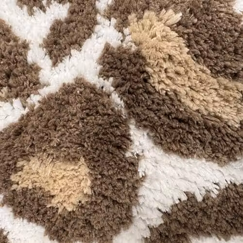 Allure Bath Fashions Leopard Bath Mat, Non-Slip and Quick-Drying, Beige, W: 50 cm, D: 80 cm – 7
