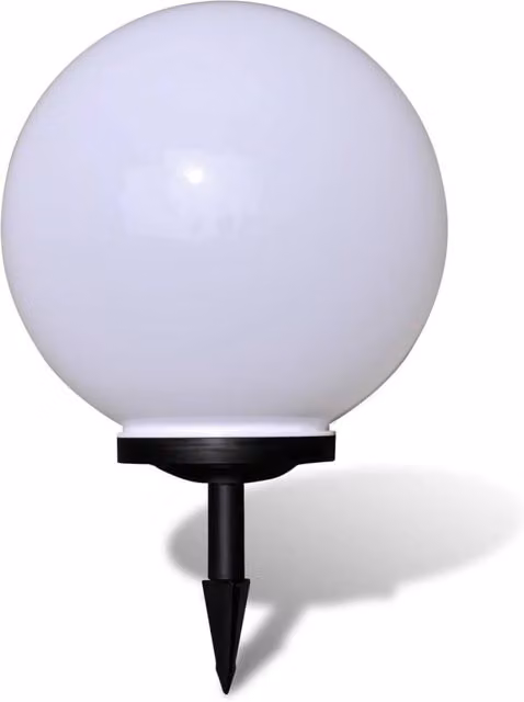 Berkfield Home Solar LED Outdoor Pathway Lamp with Ground Spike, White