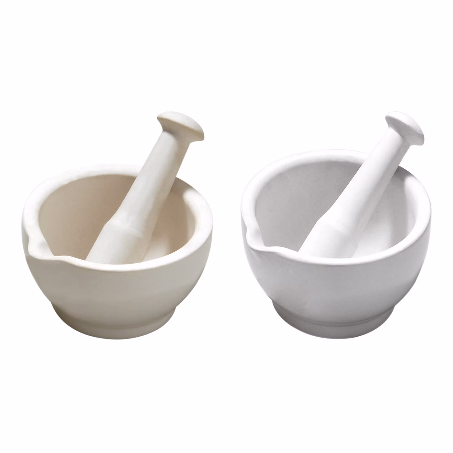 Orsina White Ceramic Mortar and Pestle Set – 7