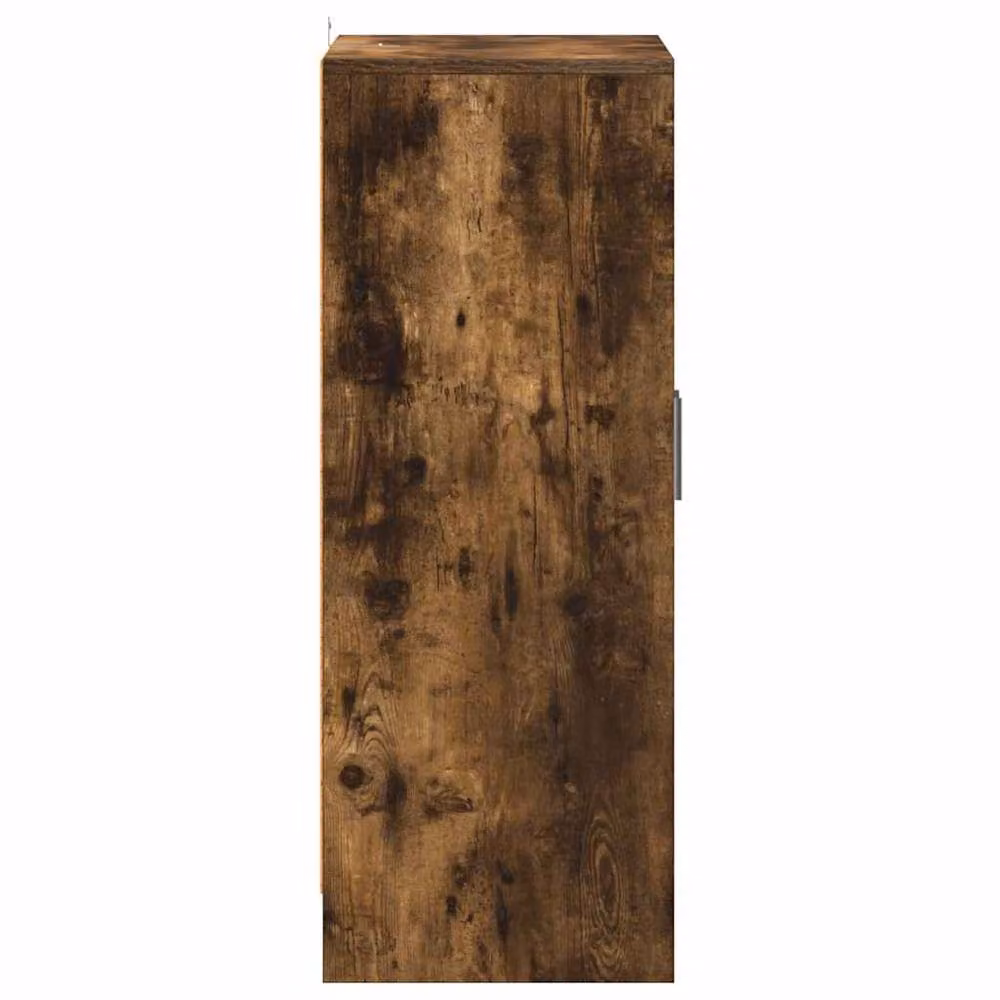 Berkfield Home Smoked Oak Shoe Cabinet in Brown, W/D/H: 60 x 35 x 92 cm – 5
