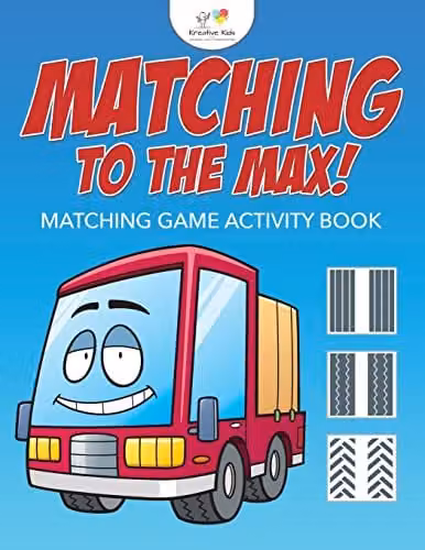 Kreative Kids Matching to the Max! Matching Game Activity Book, Multicolour