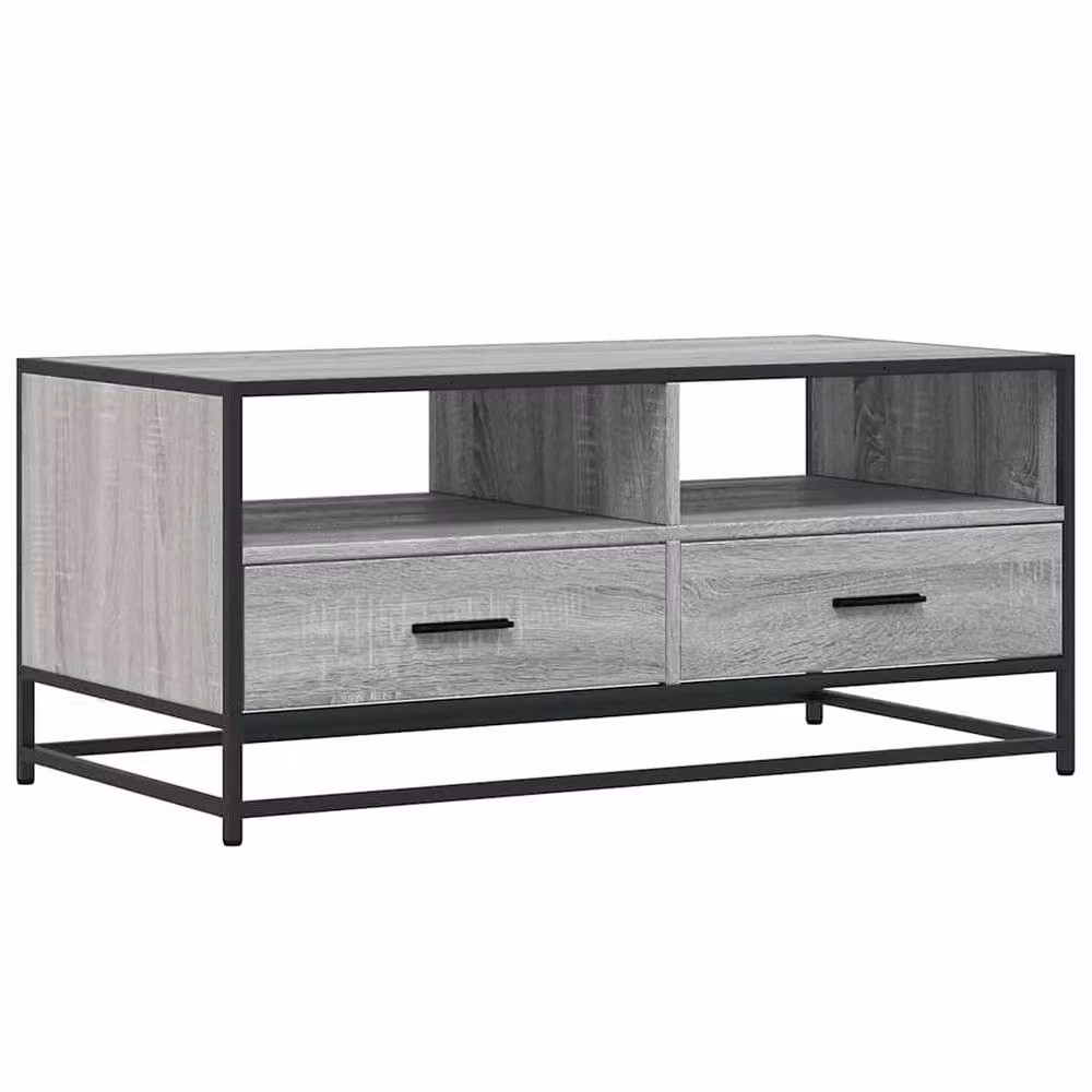 Berkfield Home Durable Grey Sonoma Coffee Table, W/D/H: 100 x 50 x 45 cm – 2