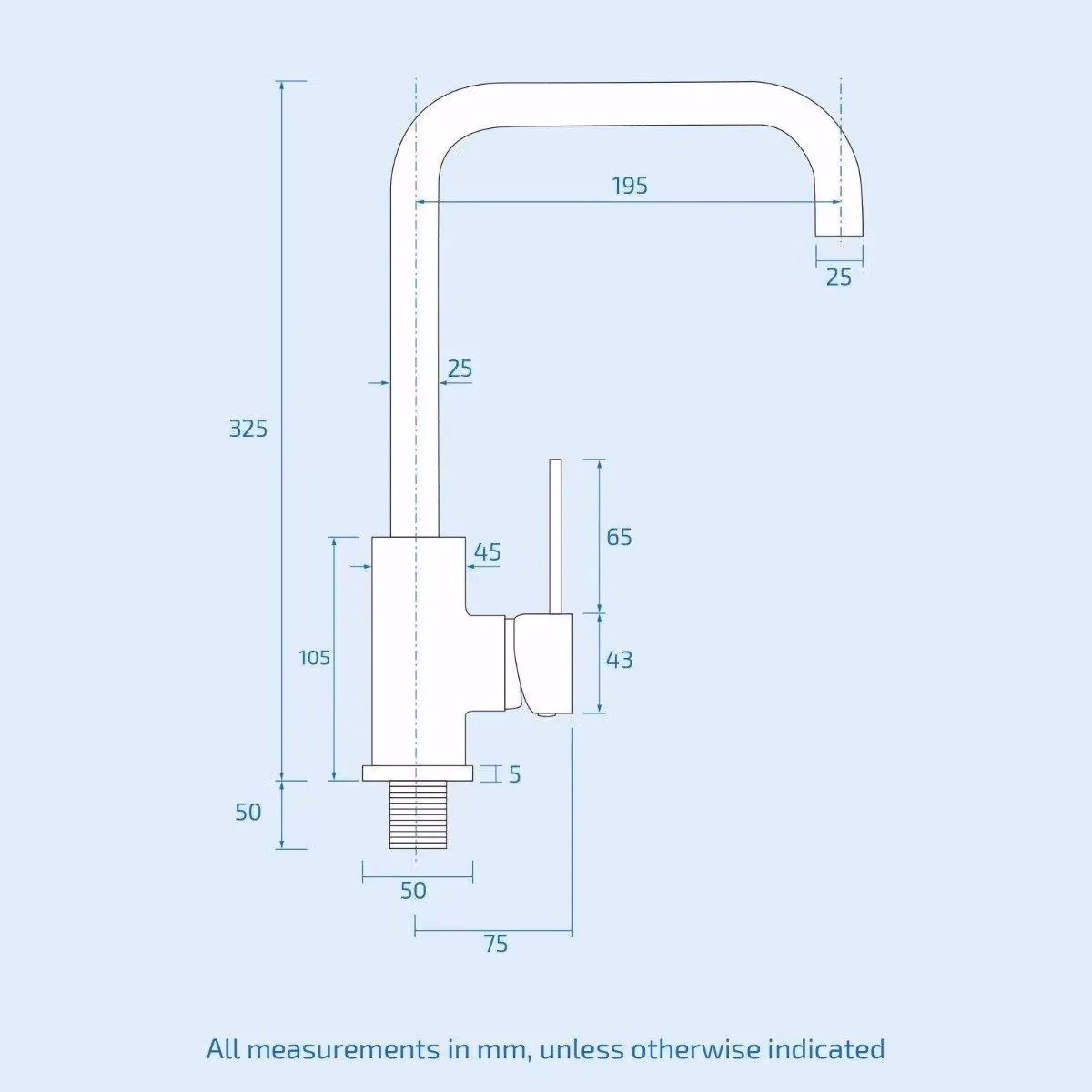 Nes Home Hexa Single Lever Kitchen Mixer Monobloc Tap in Matt Black with Round Swivel Spout – 2