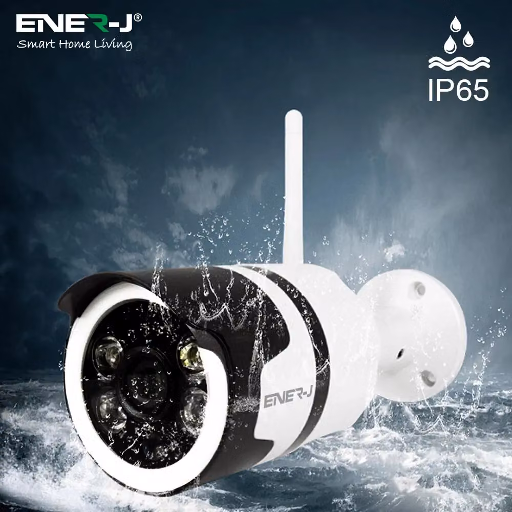 ENER-J Smart Wi-Fi Outdoor Bullet IP Camera, 1080P HD, White – 6