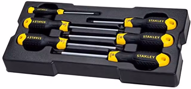 Stanley Tools 6-Piece Torx Screwdriver Module in Yellow and Black – 1