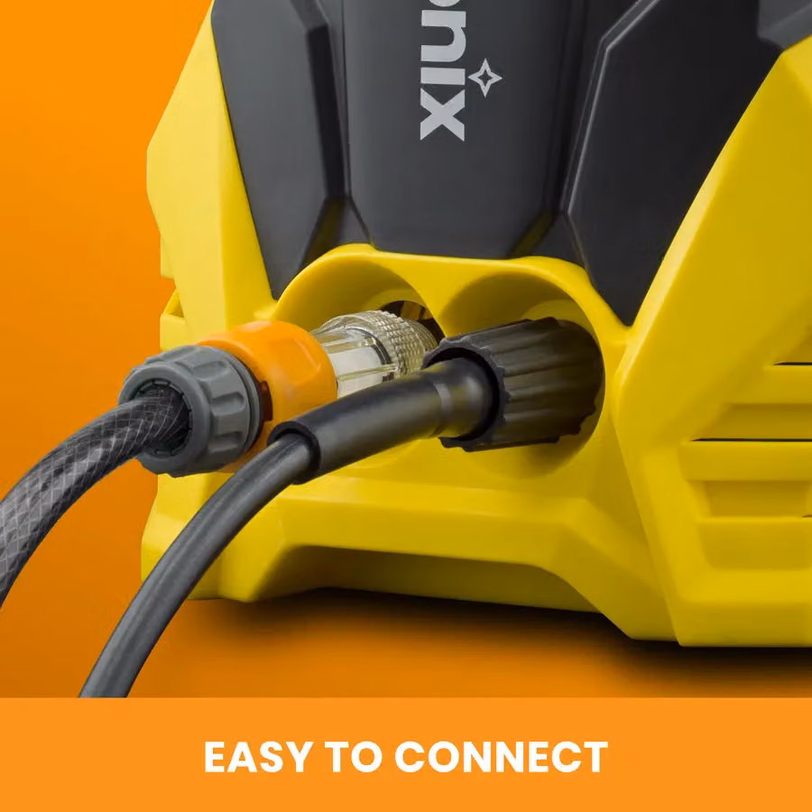 Vytronix 1800w High Performance Pressure Washer in Yellow – 5