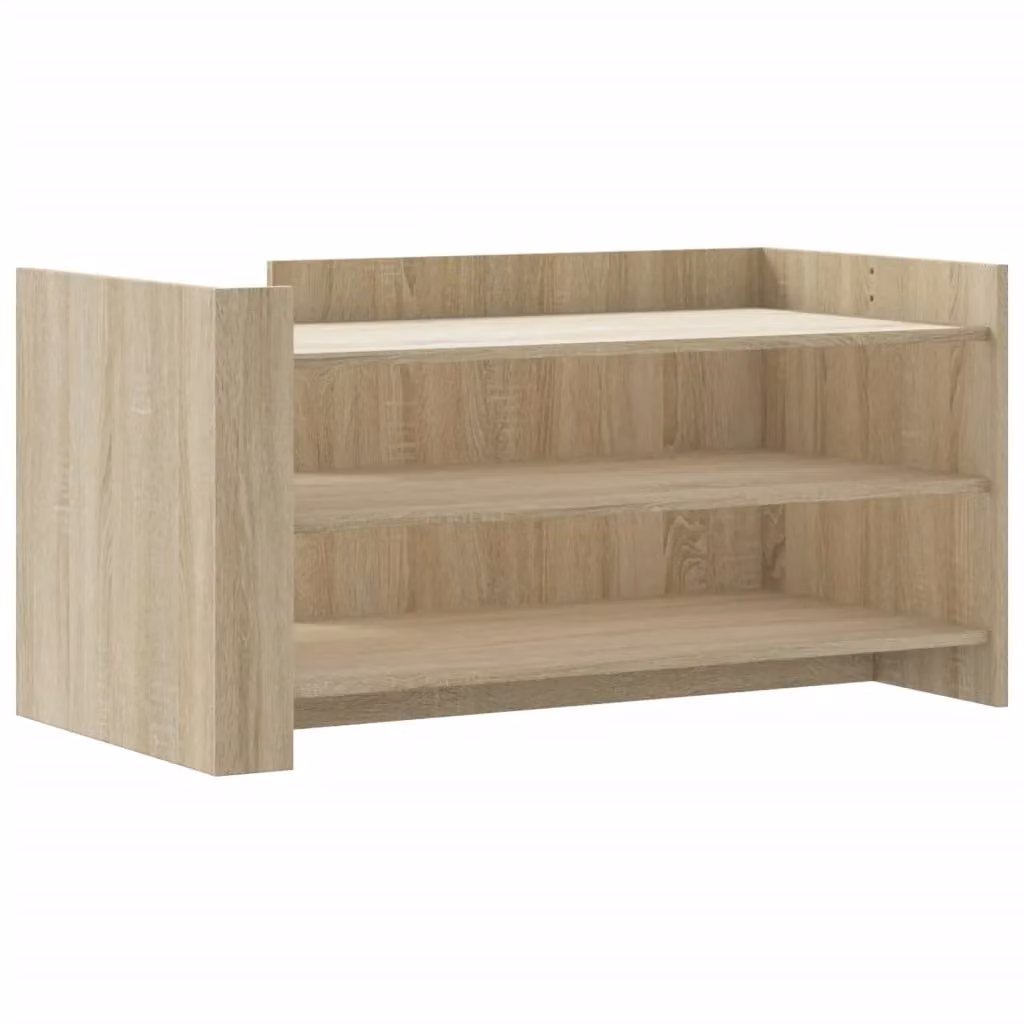 Berkfield Home Sonoma Oak Coffee Table in Brown, W/D/H: 100 x 50 x 50 cm – 2