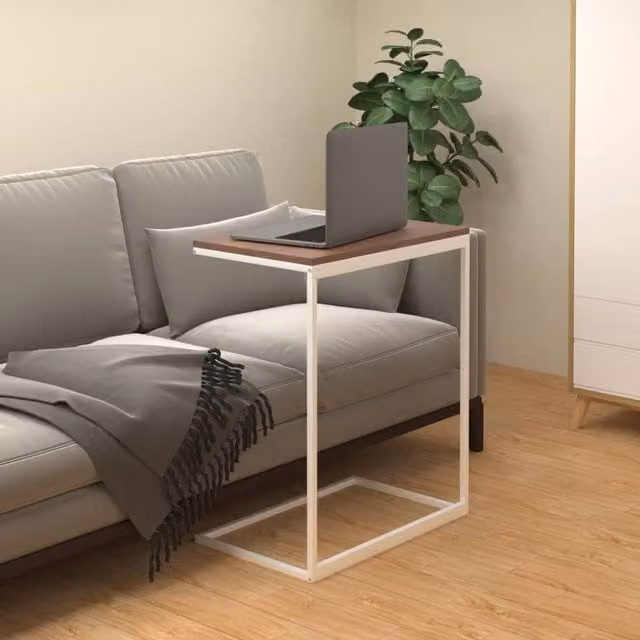 Berkfield Home White Side Table W/D/H: 55 x 35 x 66 cm – 1