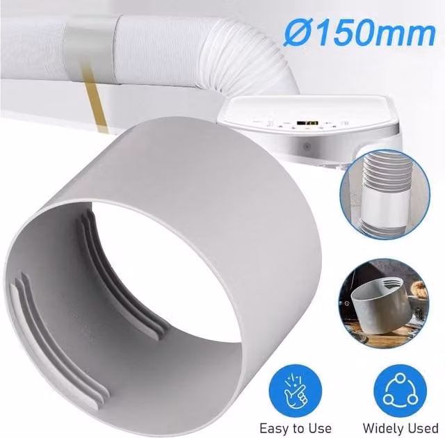 EONLION Air Conditioner Exhaust Hose Adapter, White