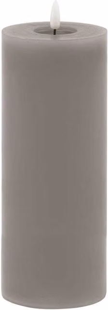 Hill Interiors Luxe Collection Melting Electric Wax Candle in Grey, H 23 cm x W 9 cm x D 9 cm