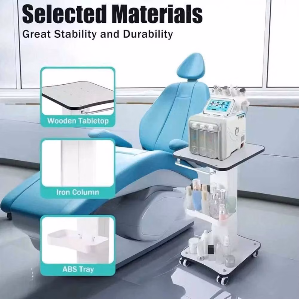 FLAVORA Mobile Beauty Instrument Trolley in White – 4