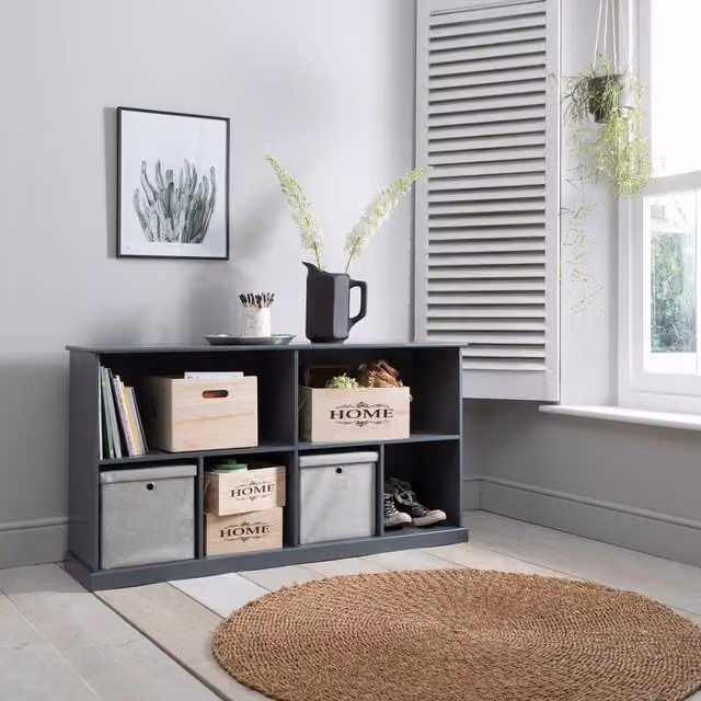 Noa and Nani Modern Matt Grey Hallway Sideboard