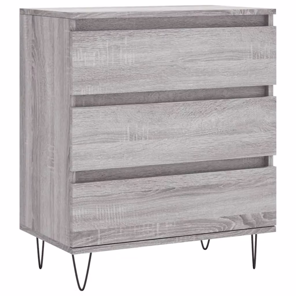 Berkfield Home Grey Sonoma Sideboard in Engineered Wood W/D/H: 60 x 35 x 70 cm – 2