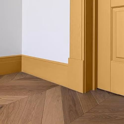 Rust-Oleum Yellow Moisture Resistant Bathroom Wood and Cabinet Paint in Matt Finish, Dijon 0.75 l – 2