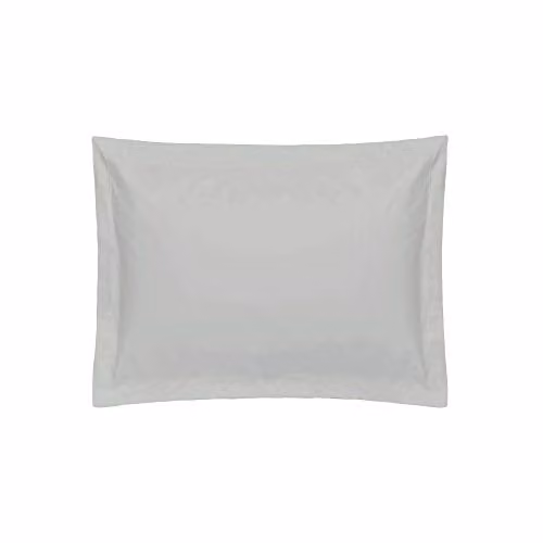 Belledorm Premium Blend 500 Thread Count Mako Satin Oxford Pillowcase in Grey