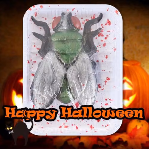 VFM e-Store Black Halloween Insect Decoration Accessory for Parties, 18.5 cm – 7