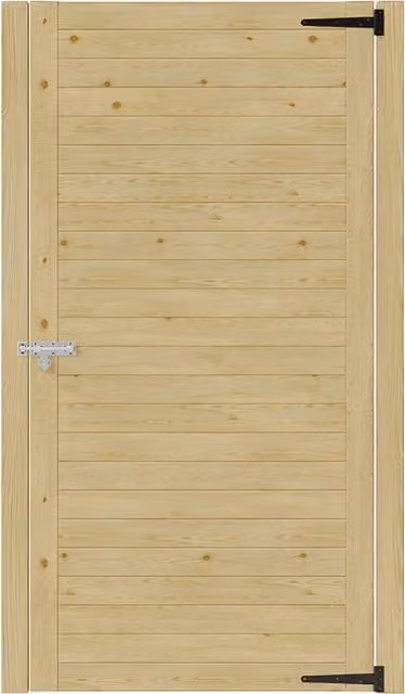 Darphe Timber Garden Gate with Latch in Brown and Beige