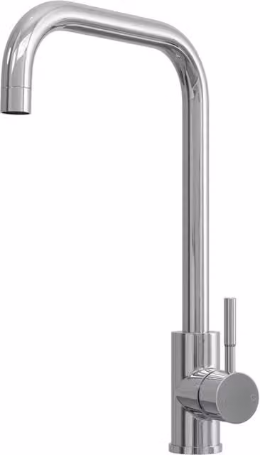 Balterley Square Kitchen Sink Mixer Tap, Chrome Silver, Top Fix Installation