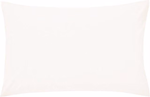 Helena Springfield Plain Dye Percale Polycotton Standard Pillowcase in Beige