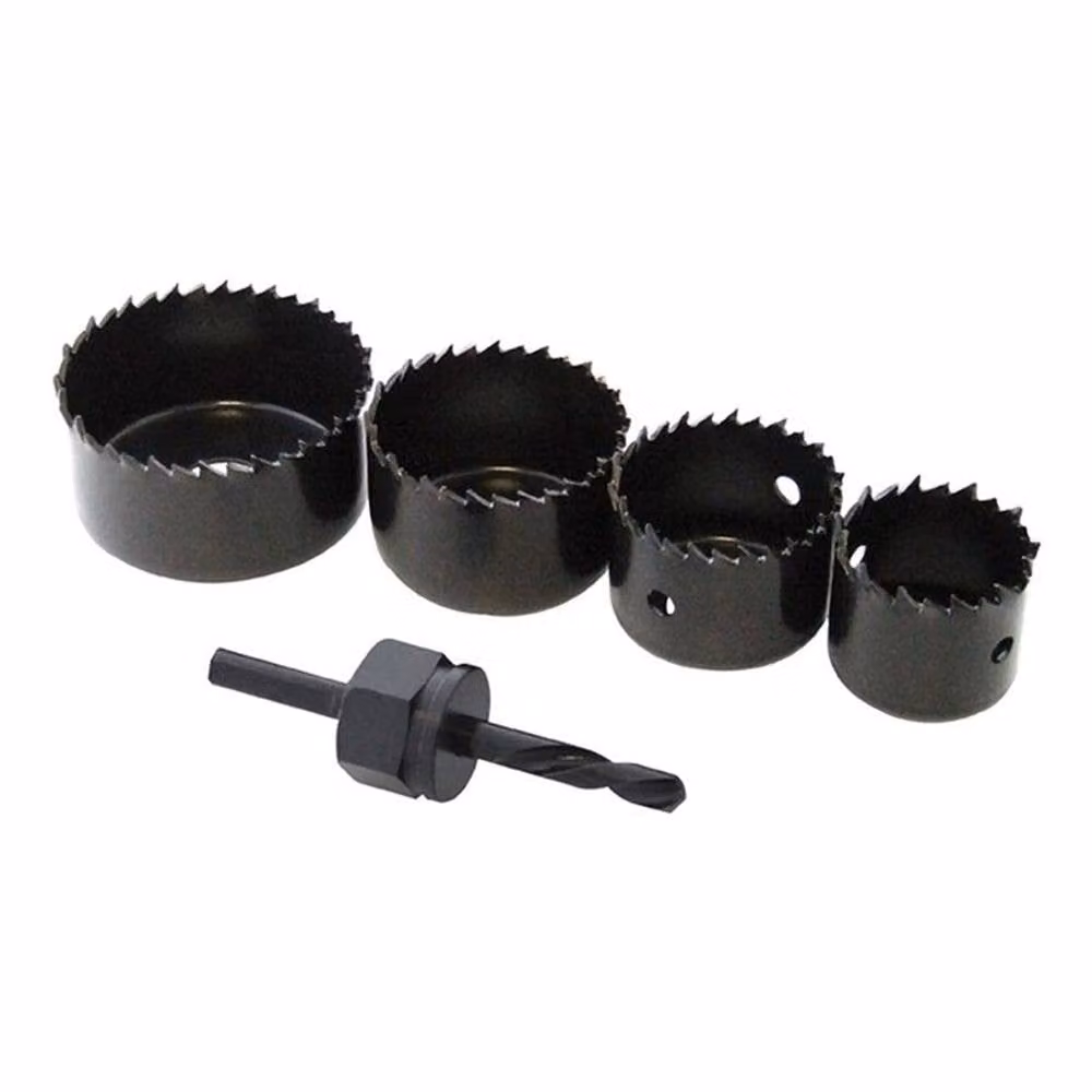 Amtech 5-Piece Hole Saw Set in Black – 2