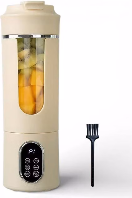 Ventryn Beige USB Rechargeable Mini Juicer and Portable Blender – 1