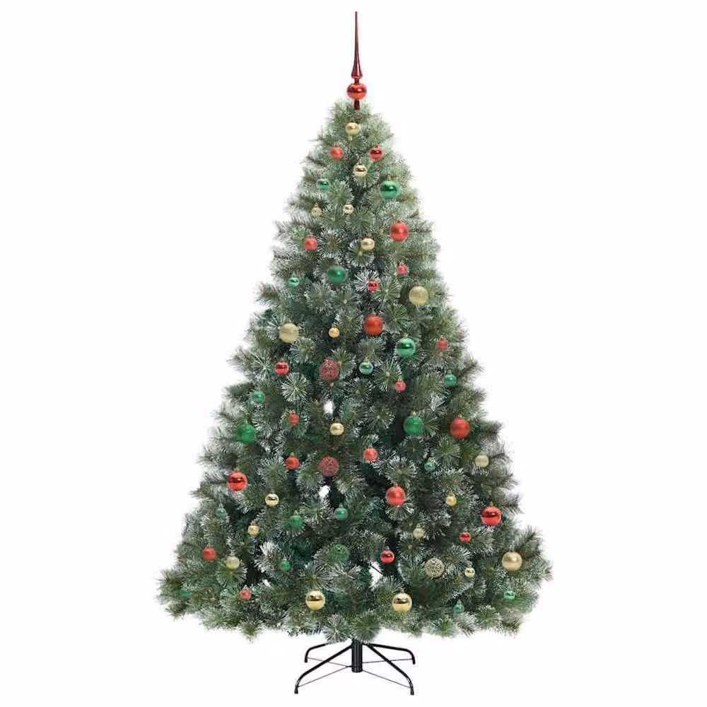 Berkfield Home Artificial Green Christmas Tree with 300 LEDs, Height: 180 cm – 3
