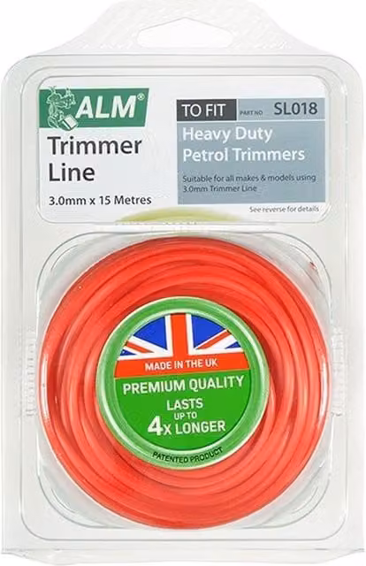 ALM Heavy Duty Petrol Trimmer Line, 3.0mm x 15m