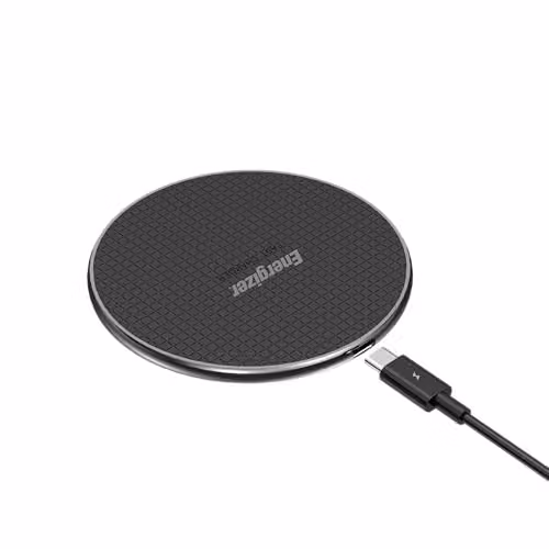 Energizer Black QI Wireless Charging Pad 15W with USB-C – 1