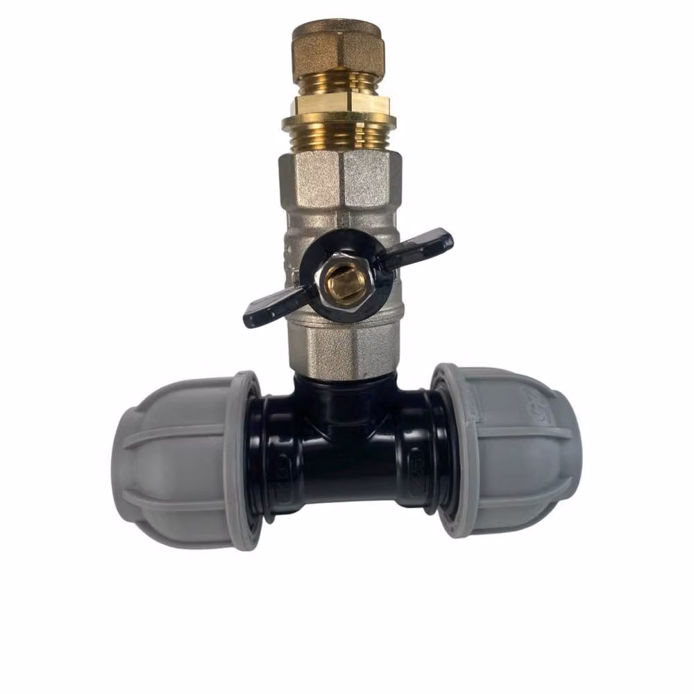 SPETLEK 25mm MDPE to 22mm Copper Water Supply Pipe, Multicolour, W/D/H: 1000 x 10000 mm – 2