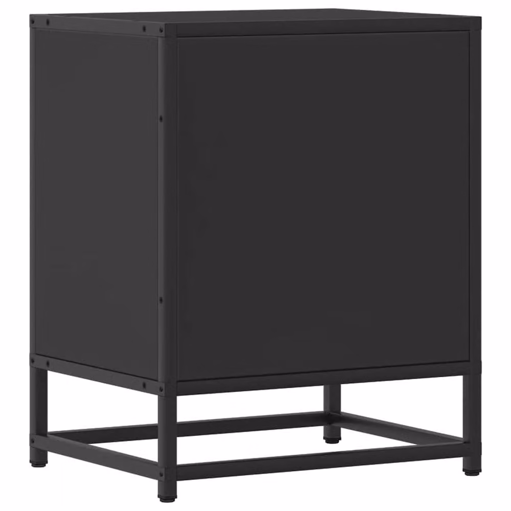 Berkfield Home Elegant Bedside Cabinets, 2 Piece Set in Black, W/D/H: 40 x 31 x 50 cm – 5