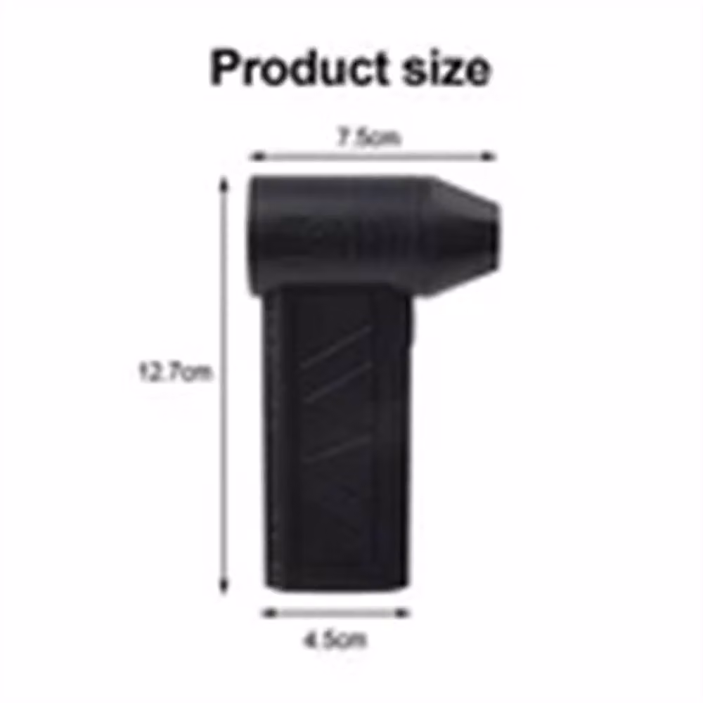 Nordara Turbo Blower Jet Fan Portable Rechargeable, Black, Width: 100 cm, Height: 100 cm – 2