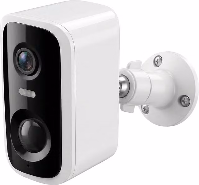 Spector White Solar Powered Wireless Wi-Fi Outdoor Surveillance Camera