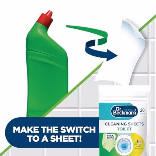 Dr Beckmann Toilet Cleaning Sheets Citrus Sensation, 20 Sheets – 3