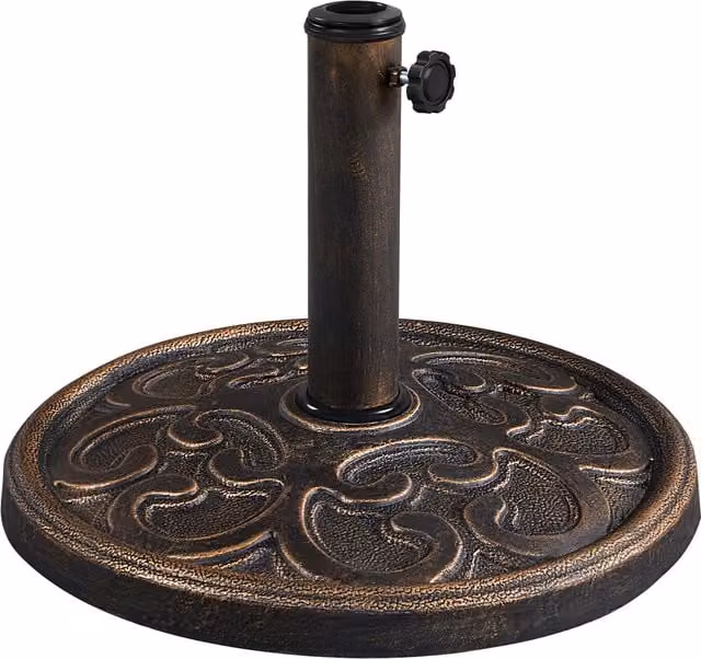 Yaheetech 10kg Outdoor Parasol Umbrella Base Stand in Bronze